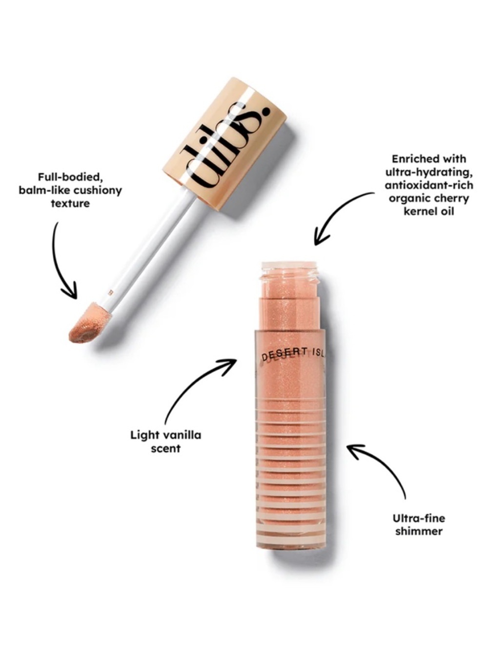 Dibs Kiss Me Quick Glossy Balm - Neutral Nude - Picture 6 of 7